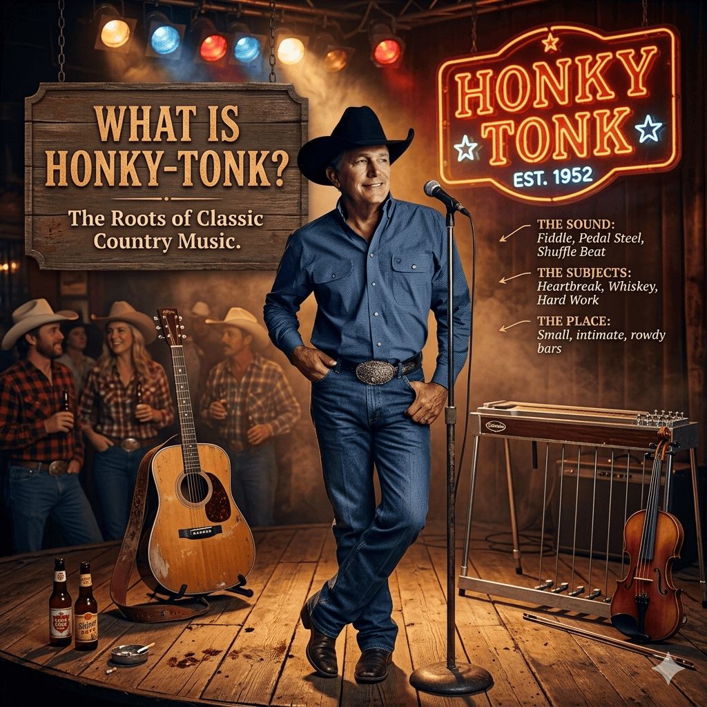 What Is Honky-tonk? The Roots of Classic Country Music Explained